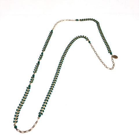 Laurier long necklace