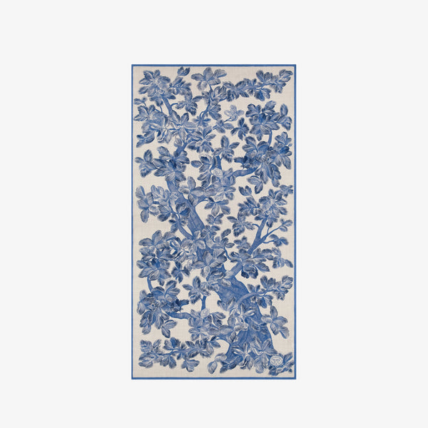 Echarpe "Arboris" bleue