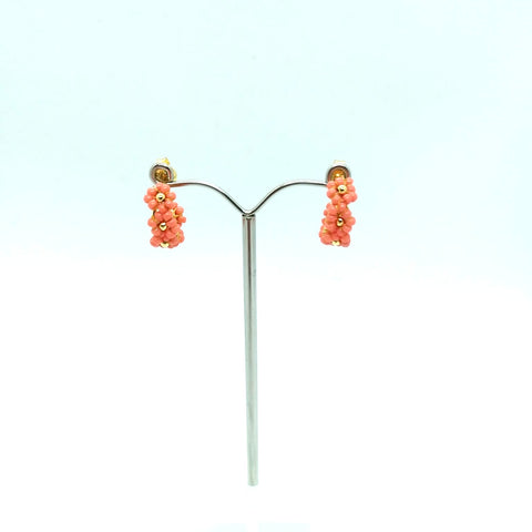 Rose stud earrings