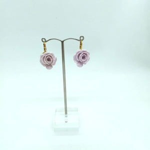 Boucles d'oreilles dormeuses Roses