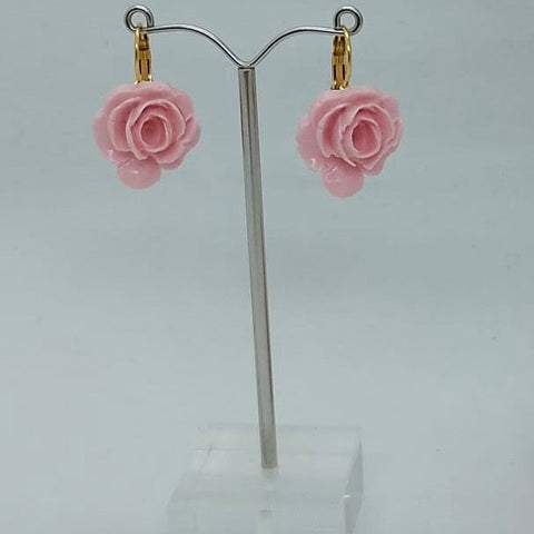 Boucles d'oreilles dormeuses Roses