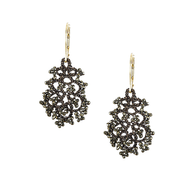 Rose stud earrings