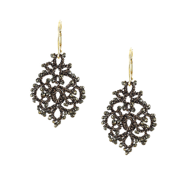 Rose stud earrings