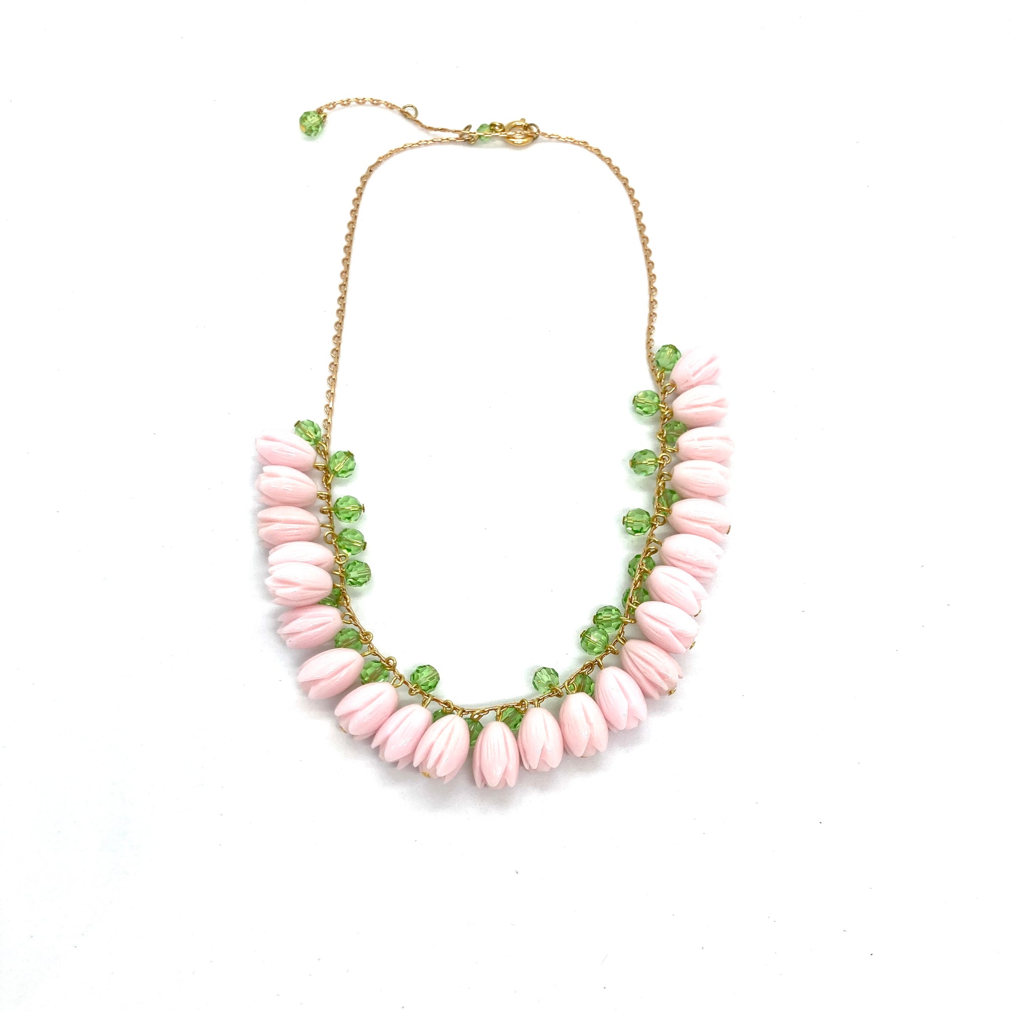 Collier court vintage multi clochettes