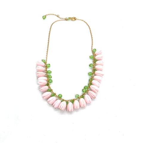Collier court vintage multi clochettes