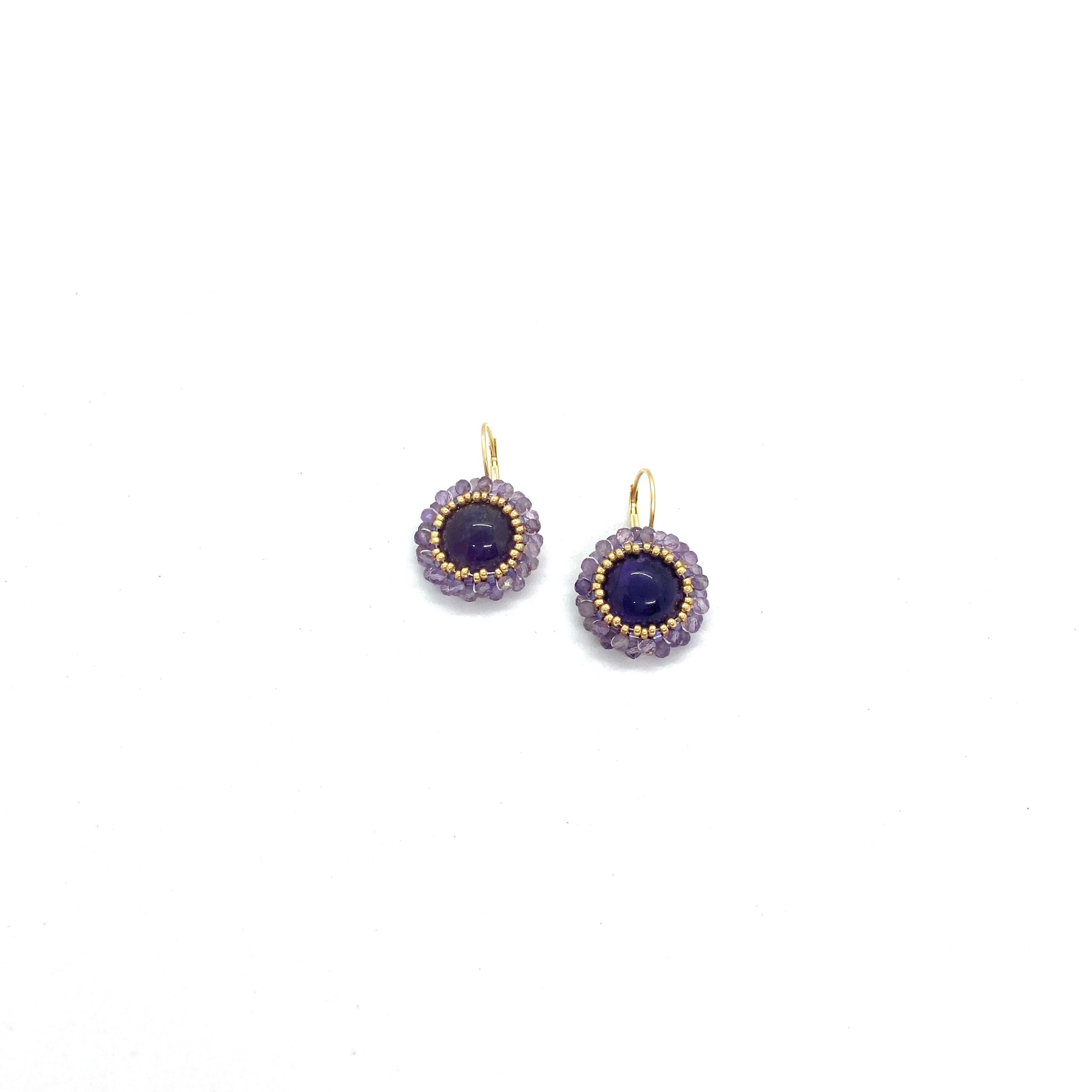 Rose stud earrings