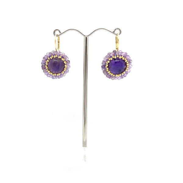 Rose stud earrings