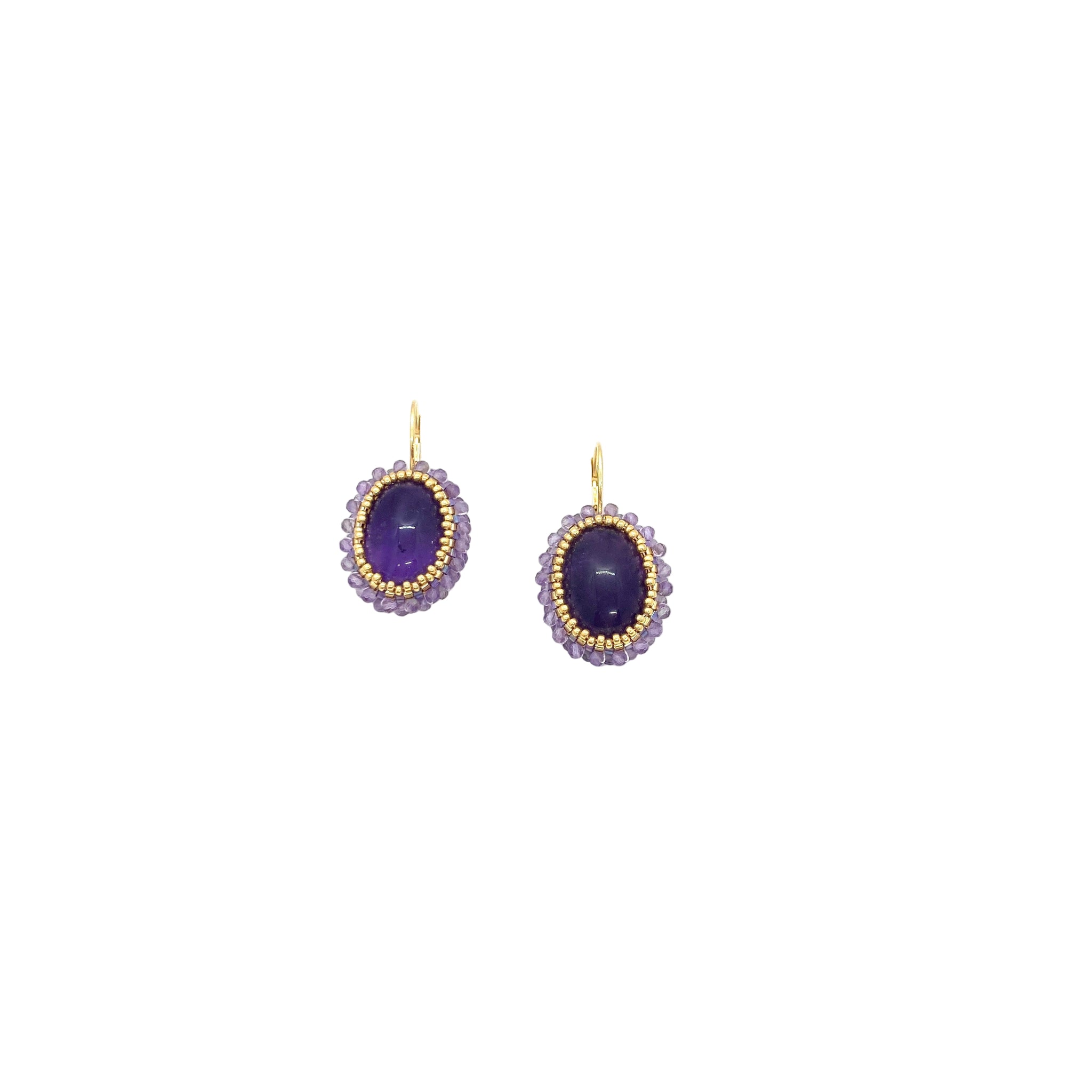 Rose stud earrings