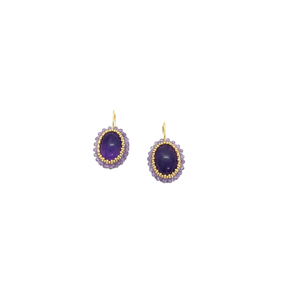 Rose stud earrings