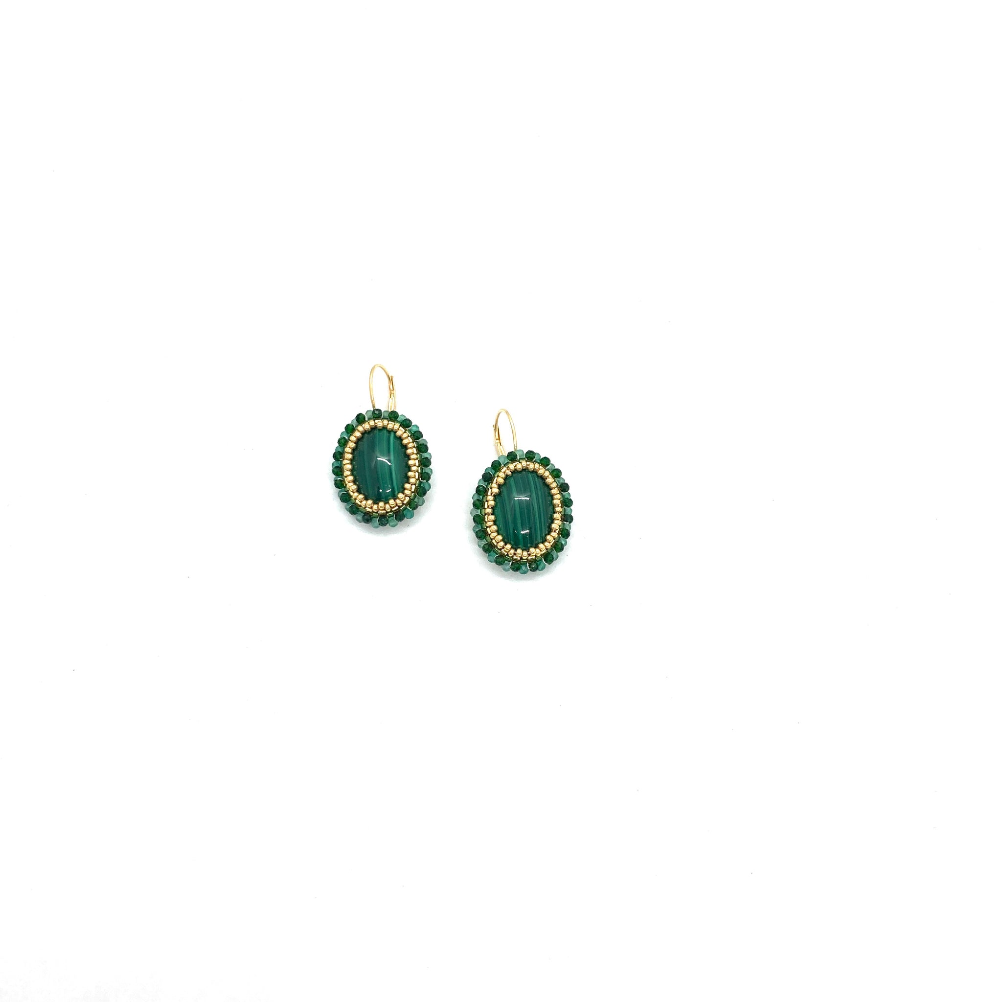 Rose stud earrings