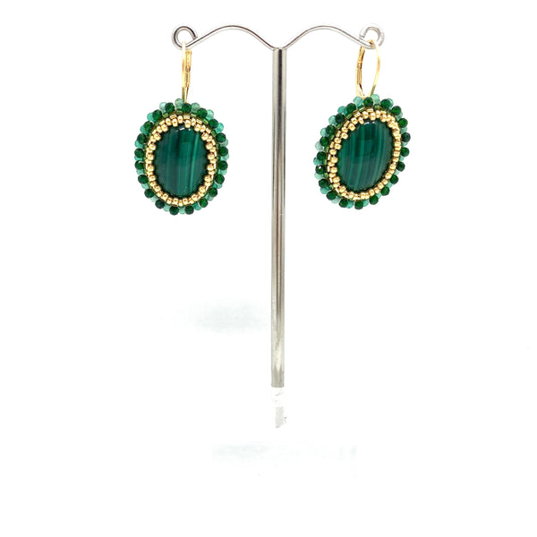 Rose stud earrings