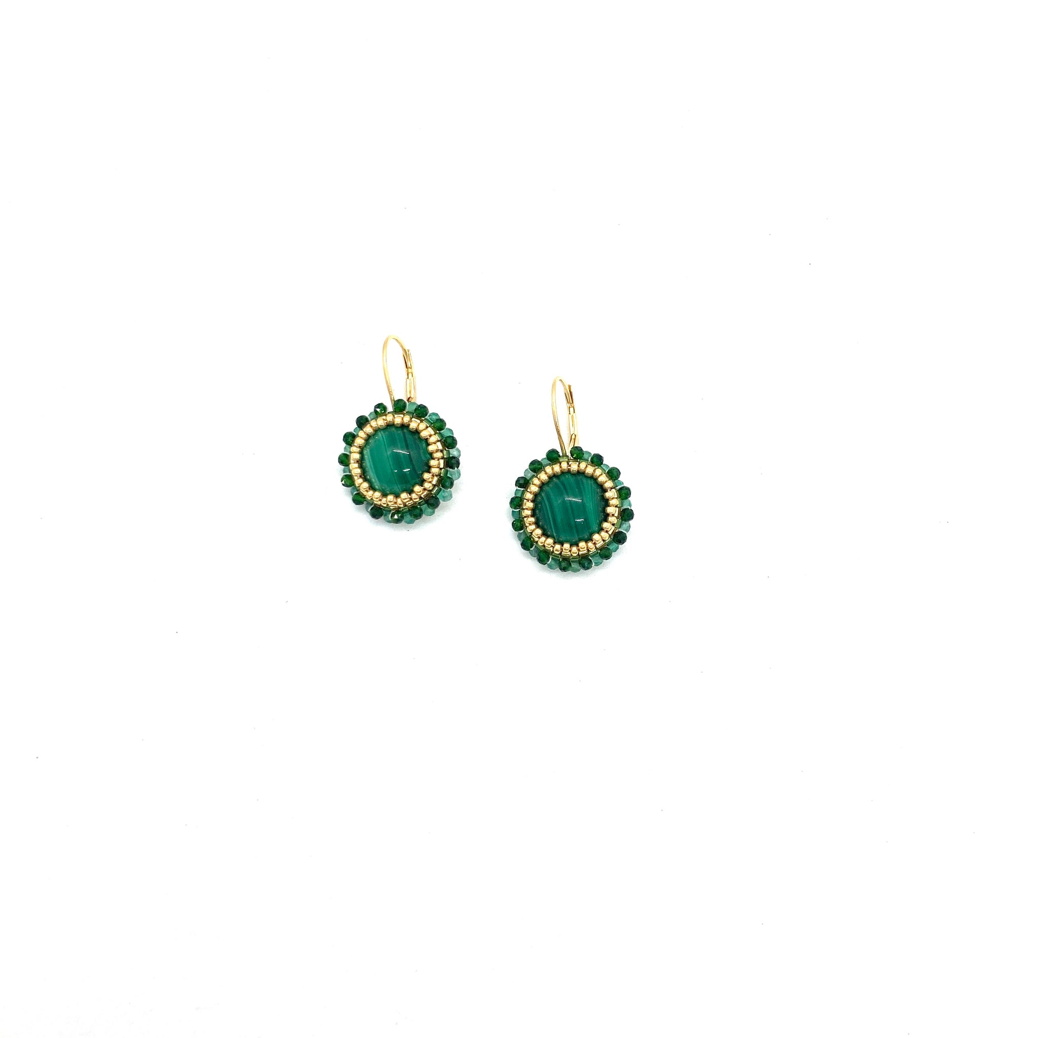 Rose stud earrings