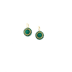Rose stud earrings