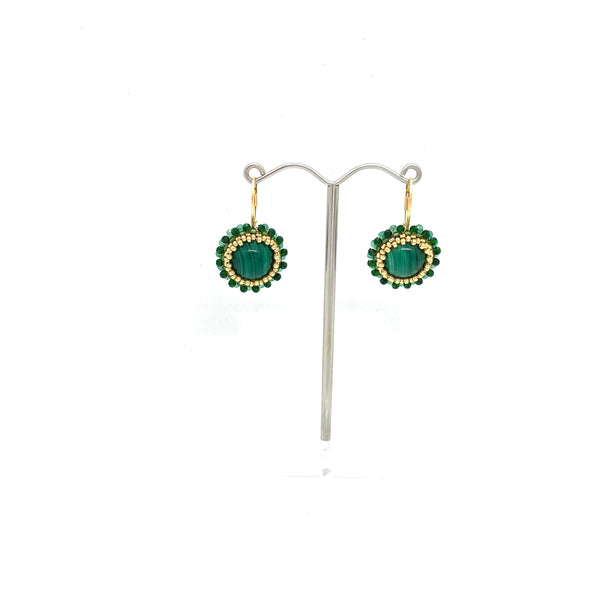 Rose stud earrings