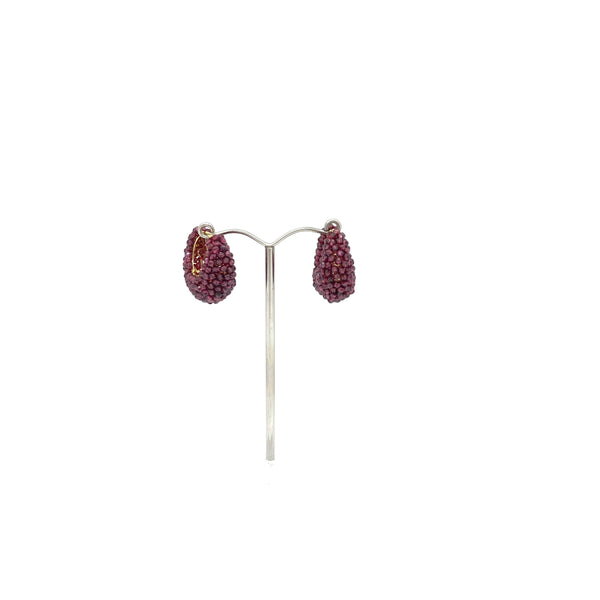 Rose stud earrings