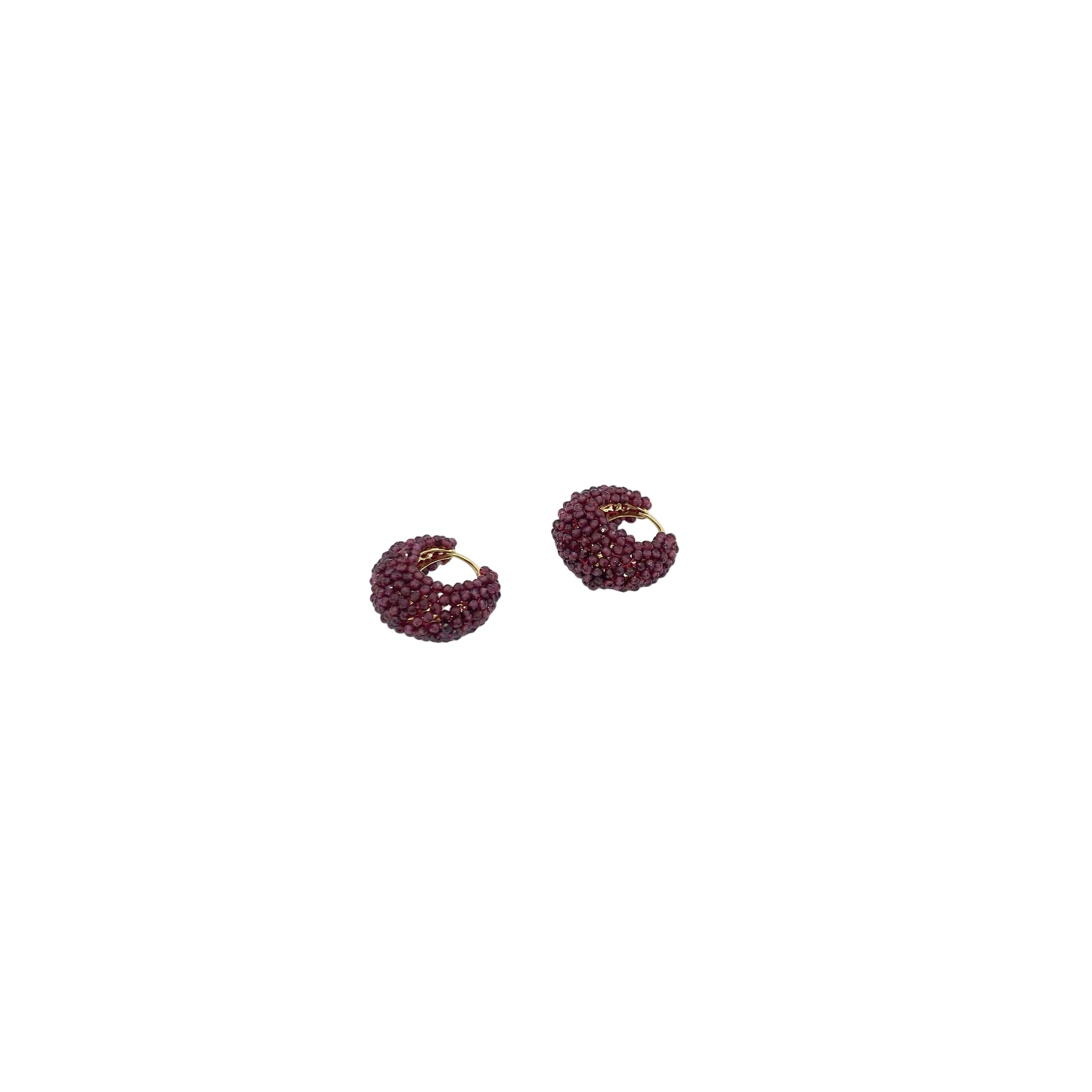 Rose stud earrings
