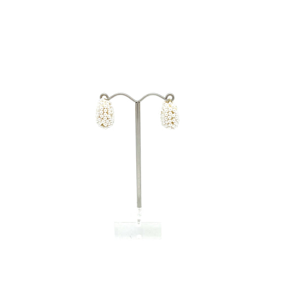 Rose stud earrings