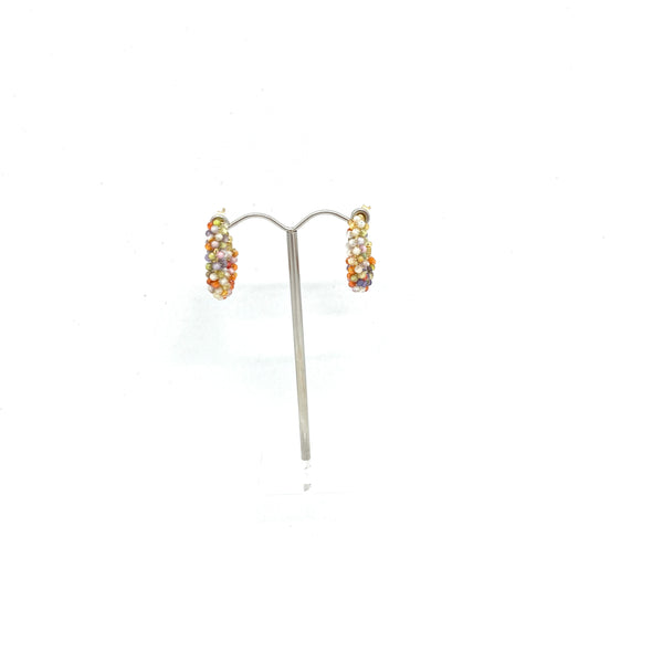 Rose stud earrings