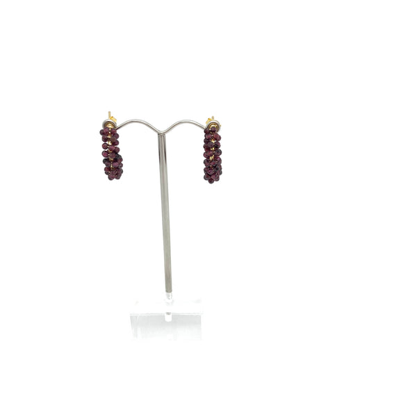 Rose stud earrings