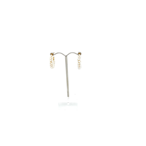 Rose stud earrings