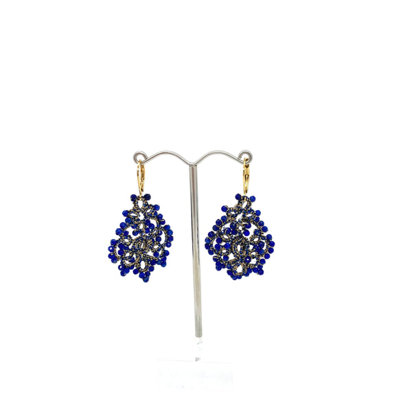 Rose stud earrings