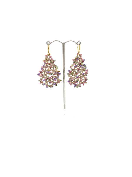 Rose stud earrings