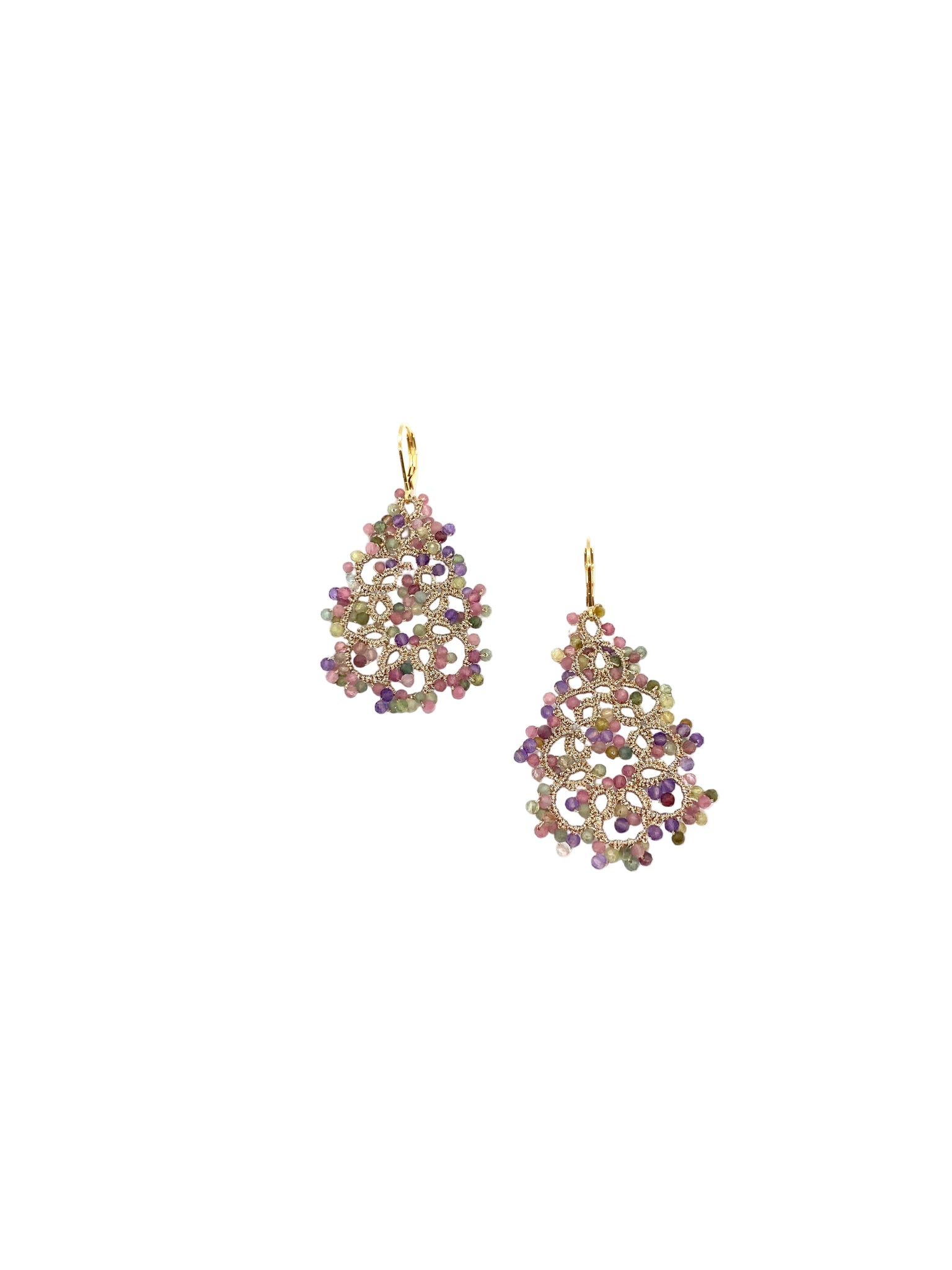 Rose stud earrings