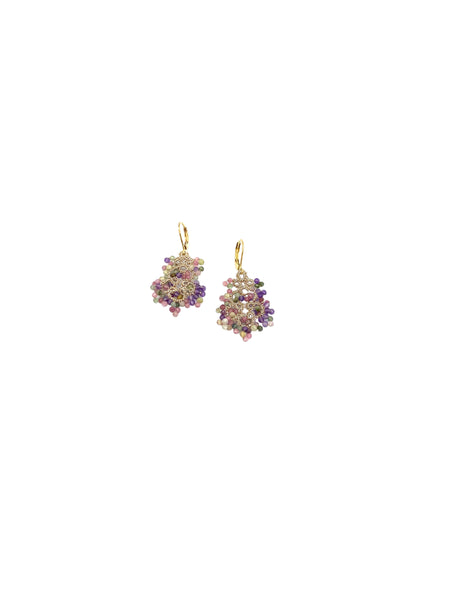 Rose stud earrings