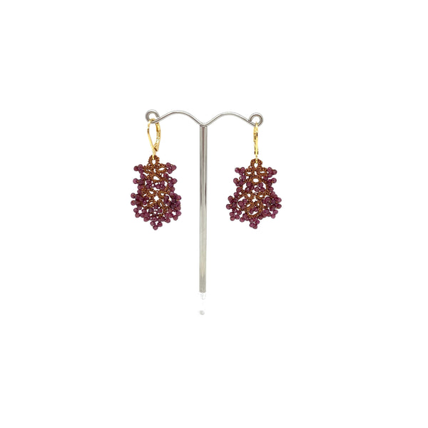 Rose stud earrings