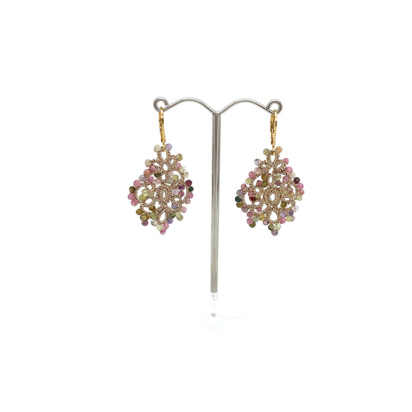 Rose stud earrings