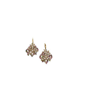 Rose stud earrings