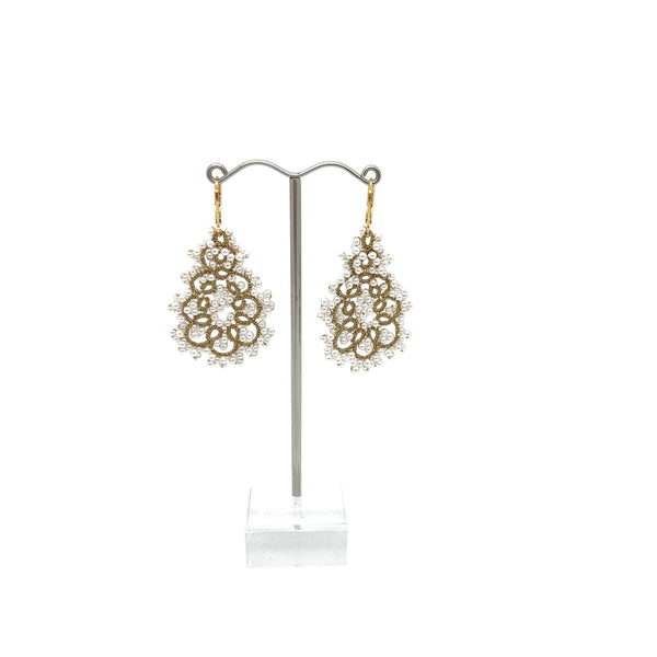 Rose stud earrings