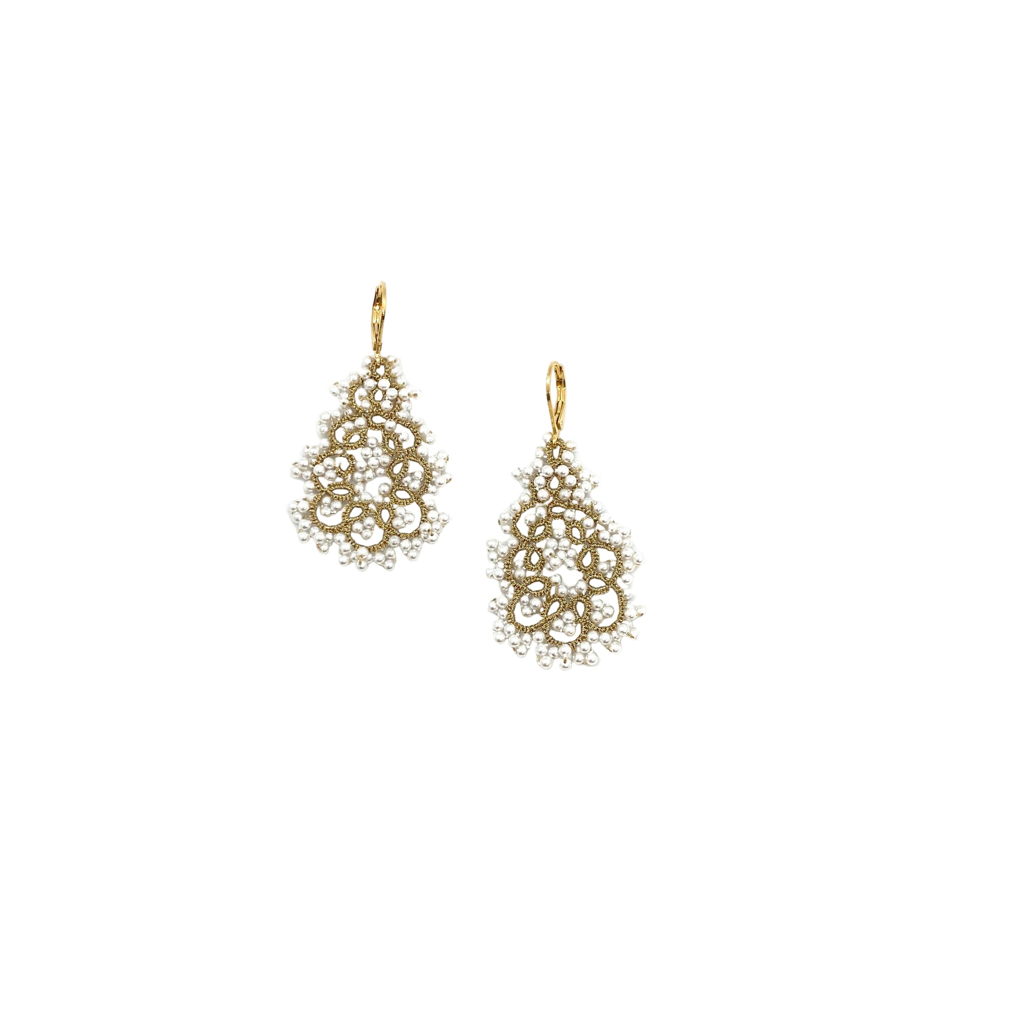 Rose stud earrings