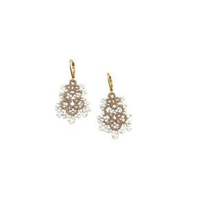 Rose stud earrings