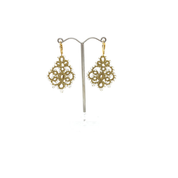Rose stud earrings
