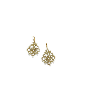 Rose stud earrings