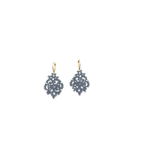 Rose stud earrings