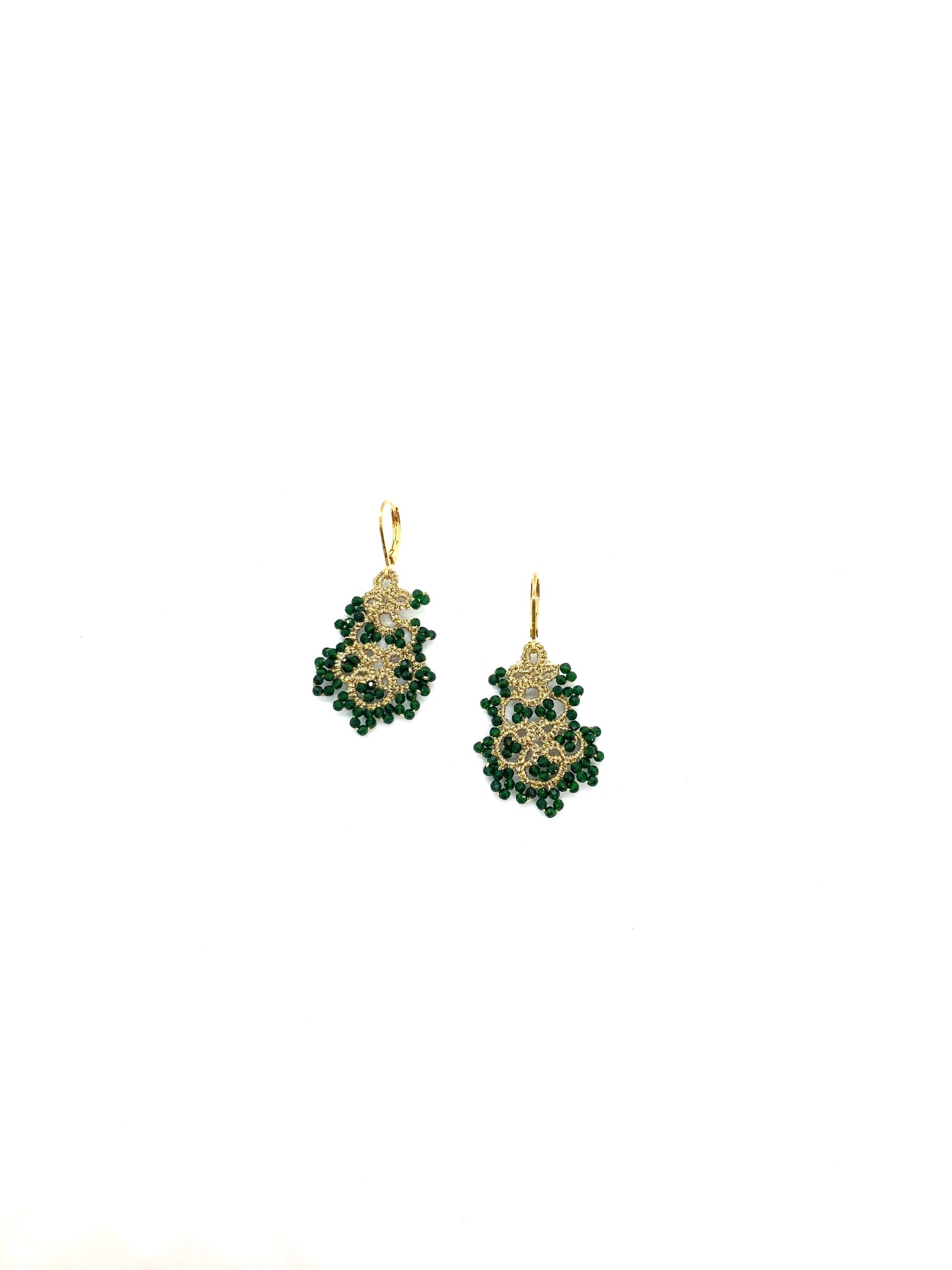 Rose stud earrings