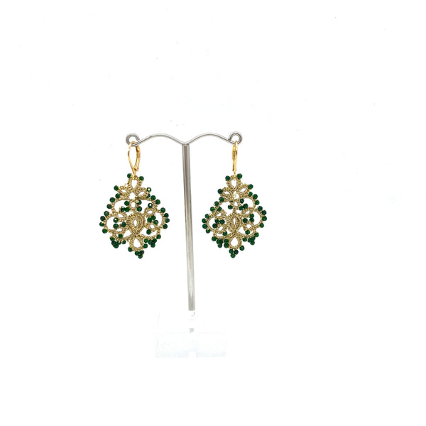 Rose stud earrings