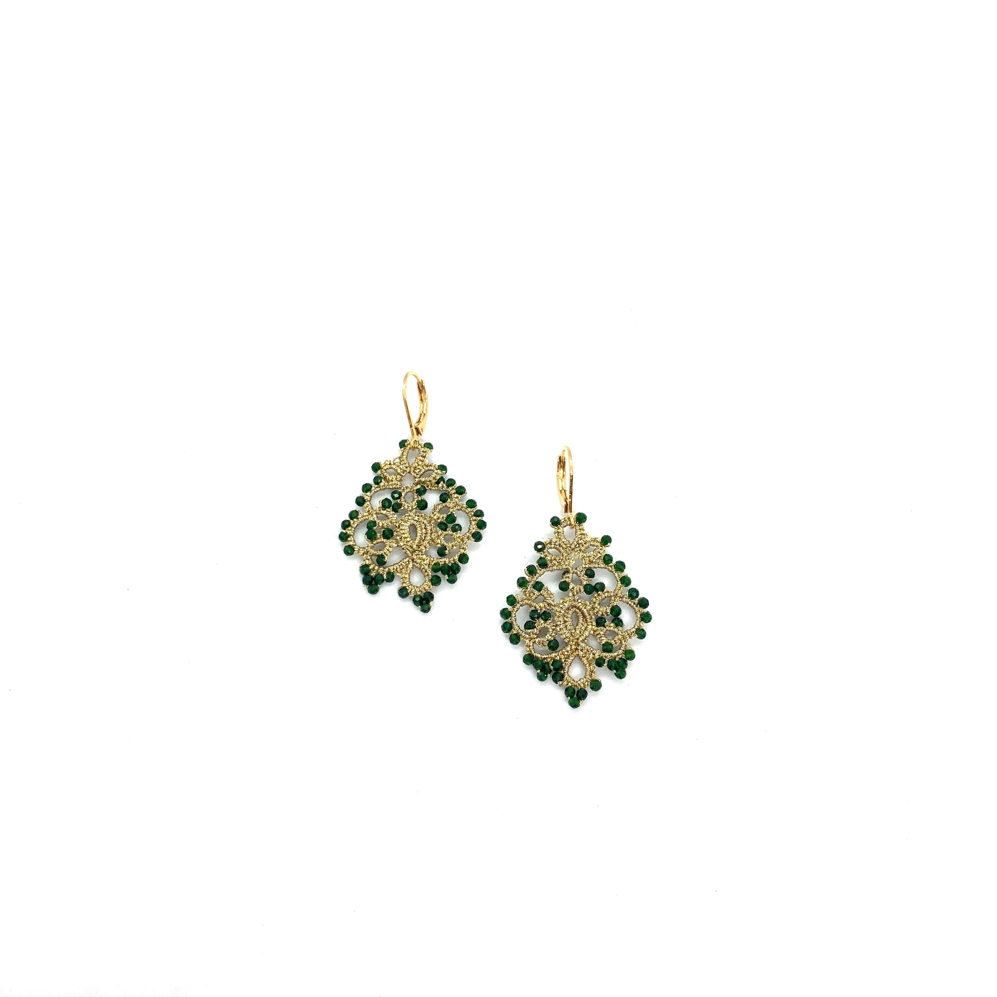 Rose stud earrings