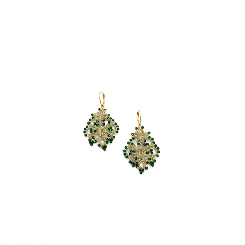Rose stud earrings