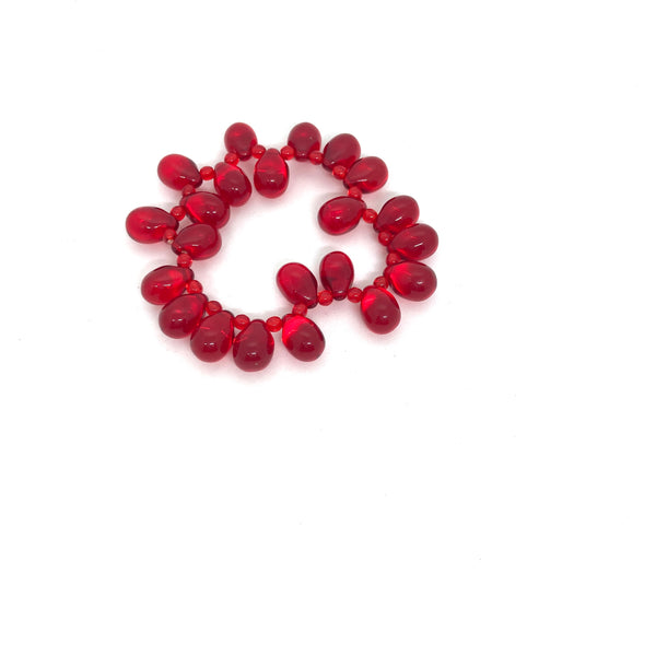 Bracelet gouttes de verre
