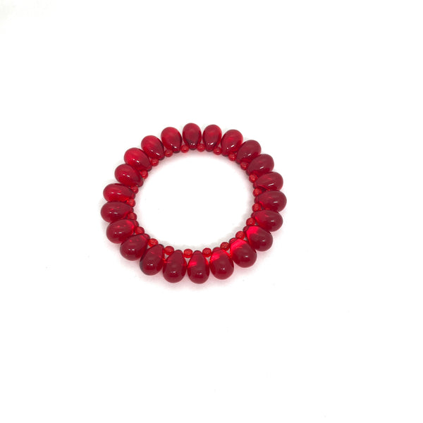 Bracelet gouttes de verre