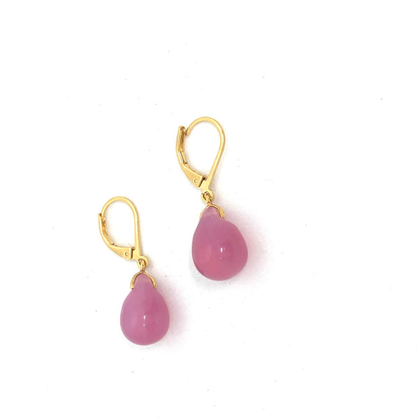 Pendientes colgantes vintage azul