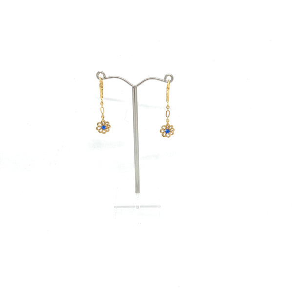 Rose stud earrings