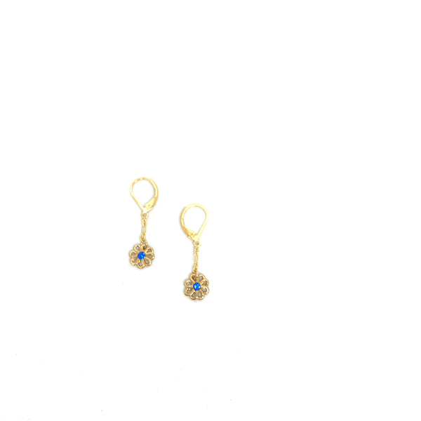 Rose stud earrings
