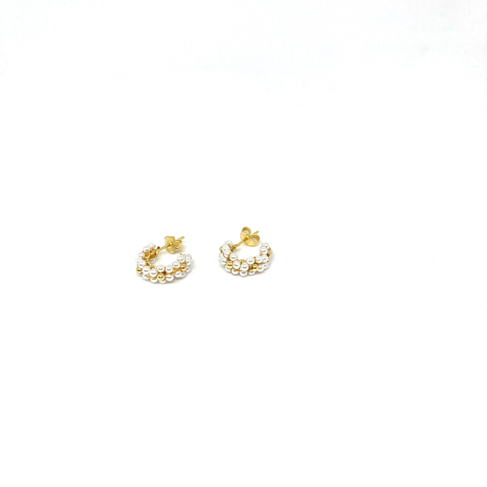 Rose stud earrings