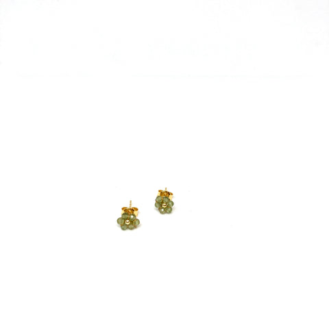 Rose stud earrings