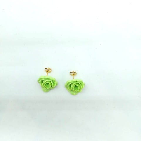 Boucles d'oreilles dormeuses Roses