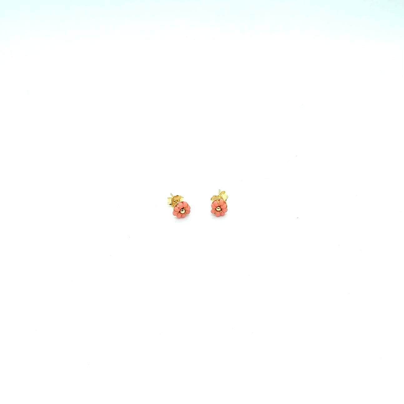 Rose stud earrings